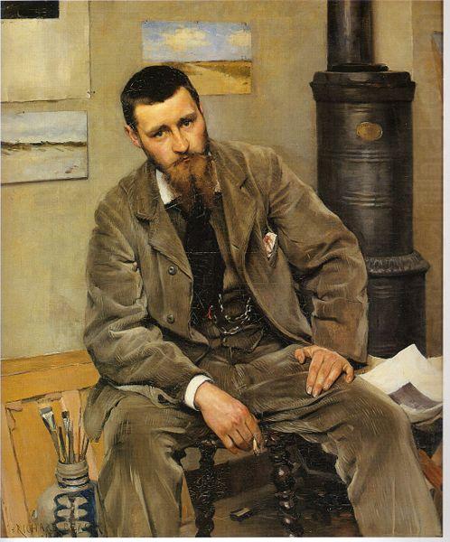 Portrait of painter Nils Kreuger, Richard Bergh